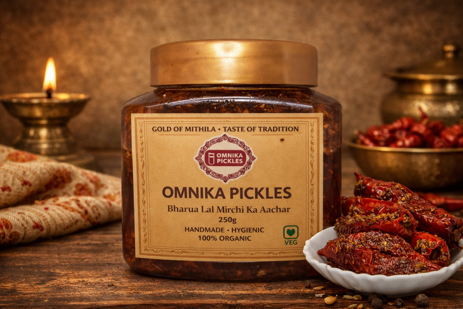 Lal Mirch ka Bharua Achar | लाल �...